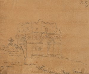 ヤヌスの神殿 作： John Robert Cozens